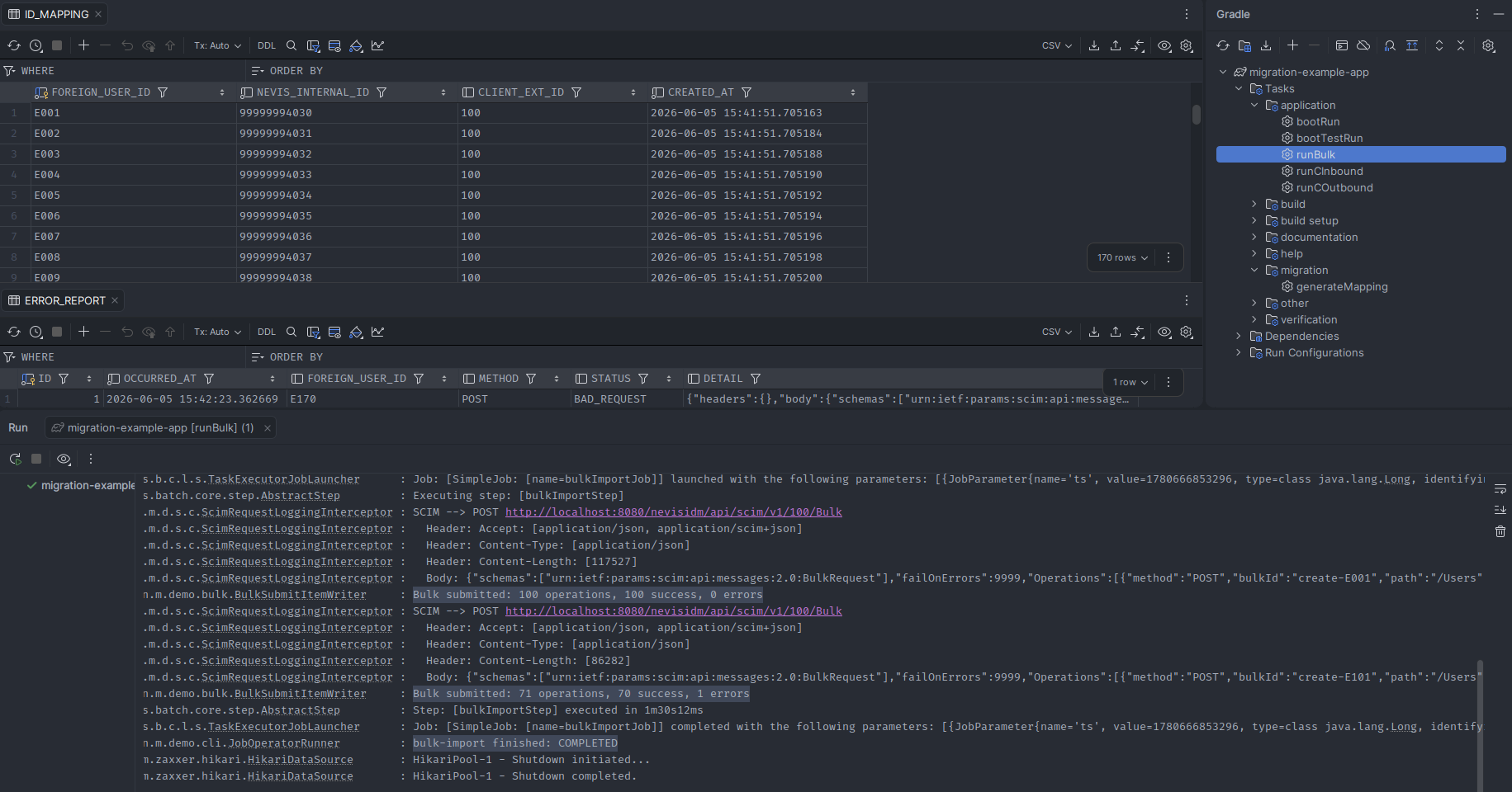 Bulk Migration