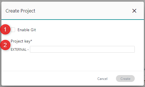 Create Project dialog - Unversioned project