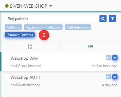 How to find an instance pattern