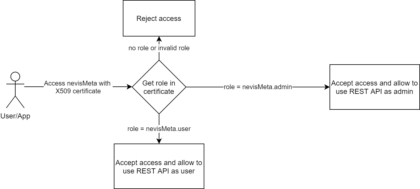 Access via REST API and X509 certificate