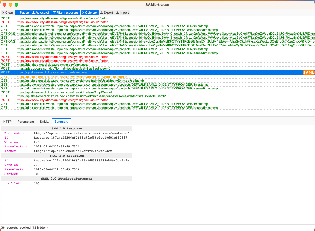 SAML Login