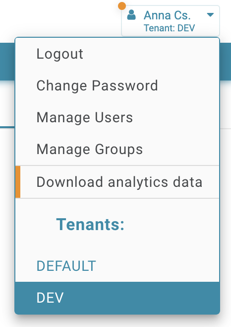 Product Analytics screen - Product Analytics