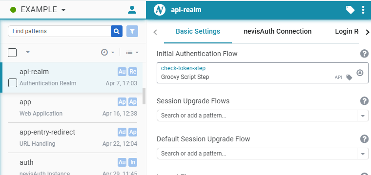 Nevis Identity Platform Example Project API