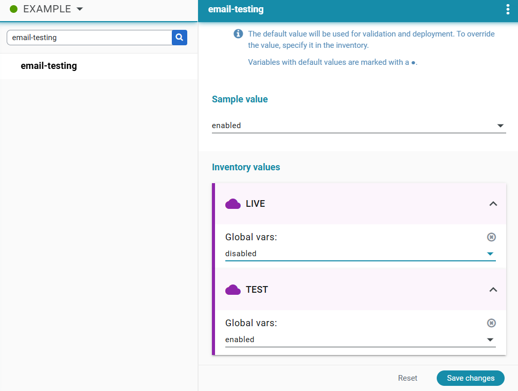 Nevis ID Example Project eTAN Test Mode