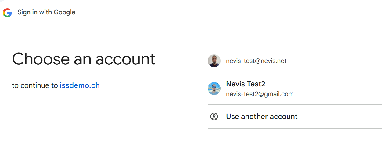Nevis ID Example Passkey Sign In