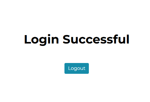 Nevis Identity Platform Example Project Login Successful