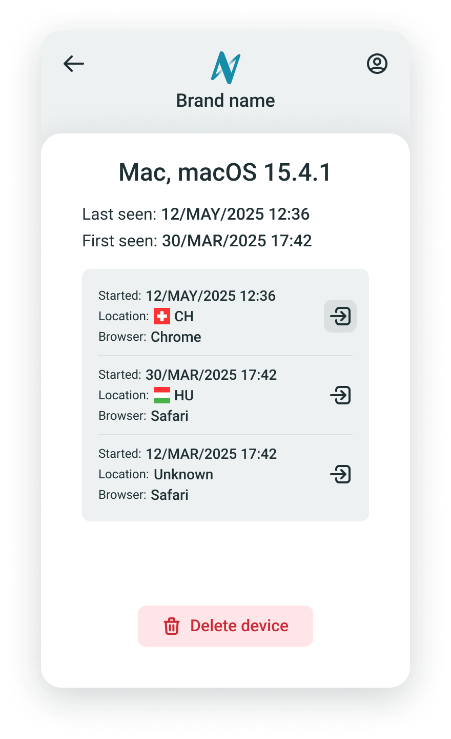 Nevis Identity Platform Example Project Profile Management Application