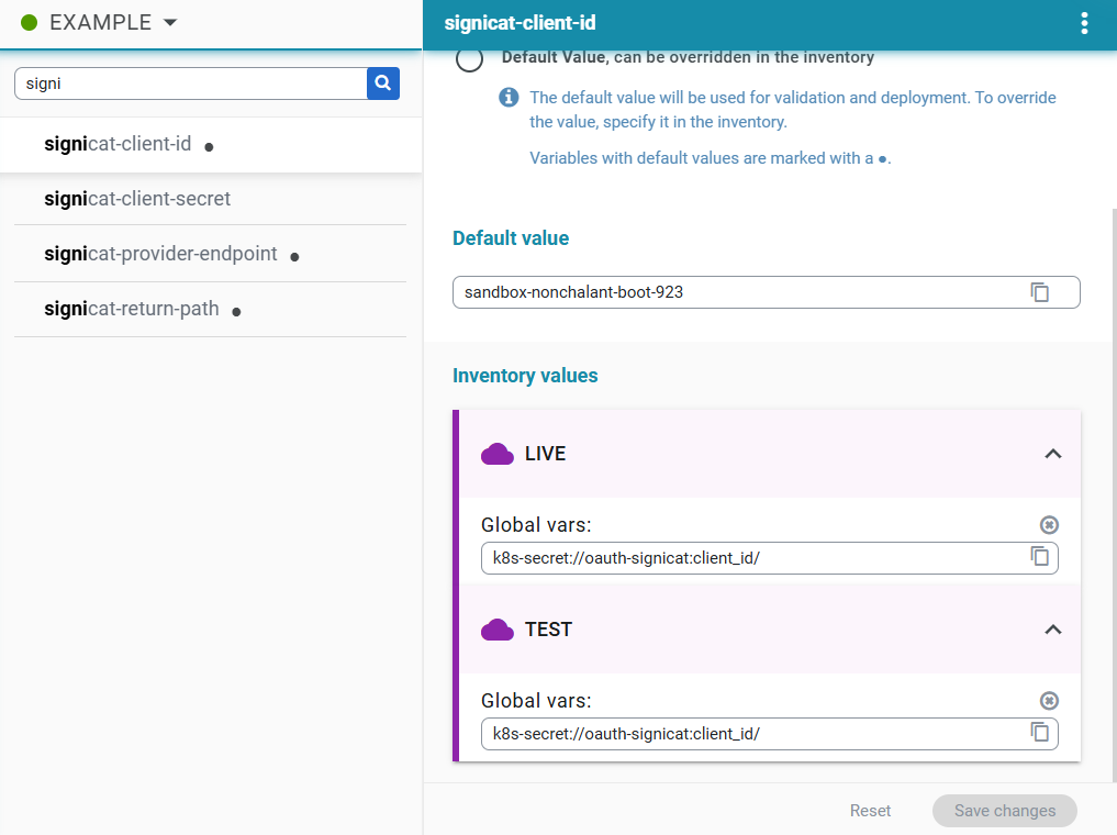 Nevis ID Example Project Signicat integration