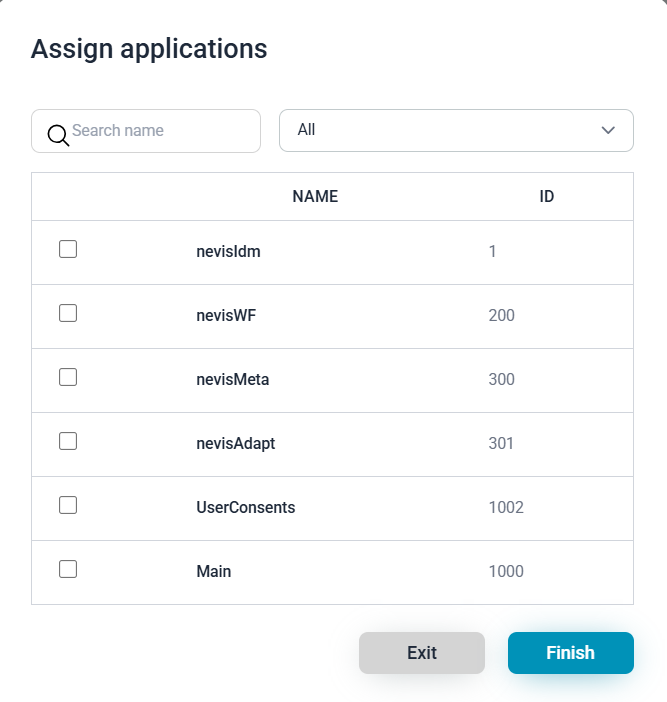 Nevis Identity Platform Example Project Terms and Conditions Management