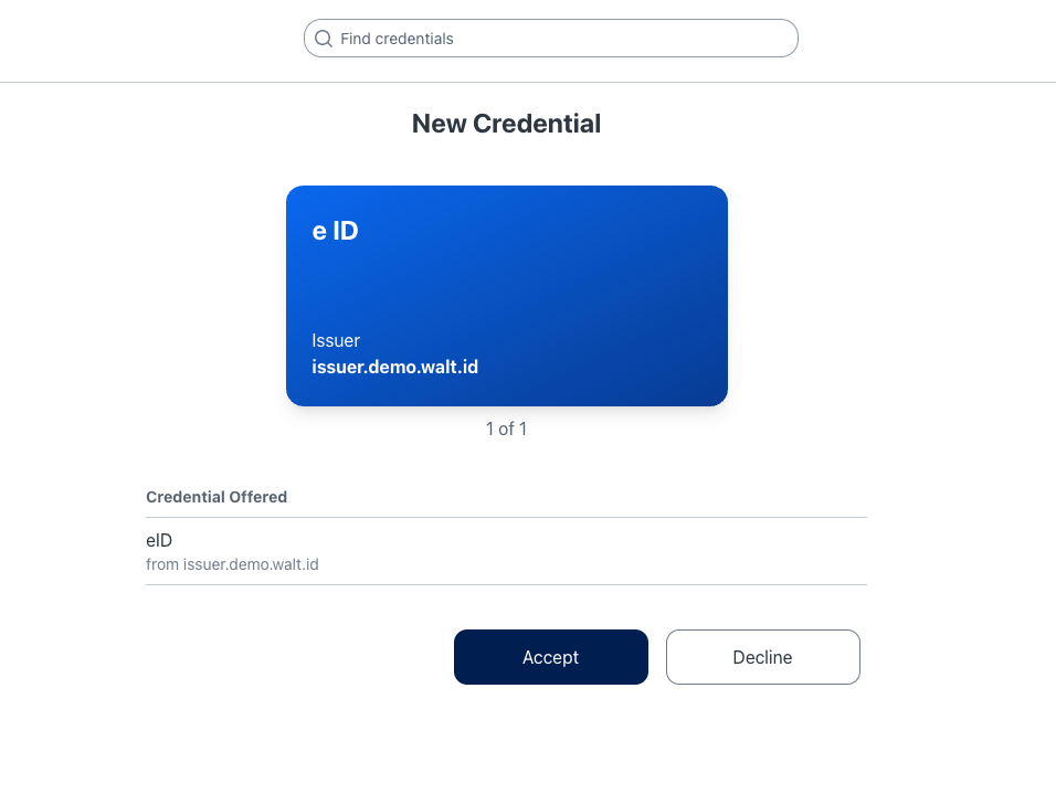 Nevis Identity Platform Example Project walt.id integration