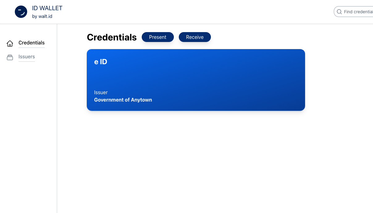 Nevis Identity Platform Example Project walt.id integration