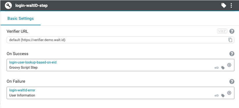 Nevis Identity Platform Example Project walt.id integration