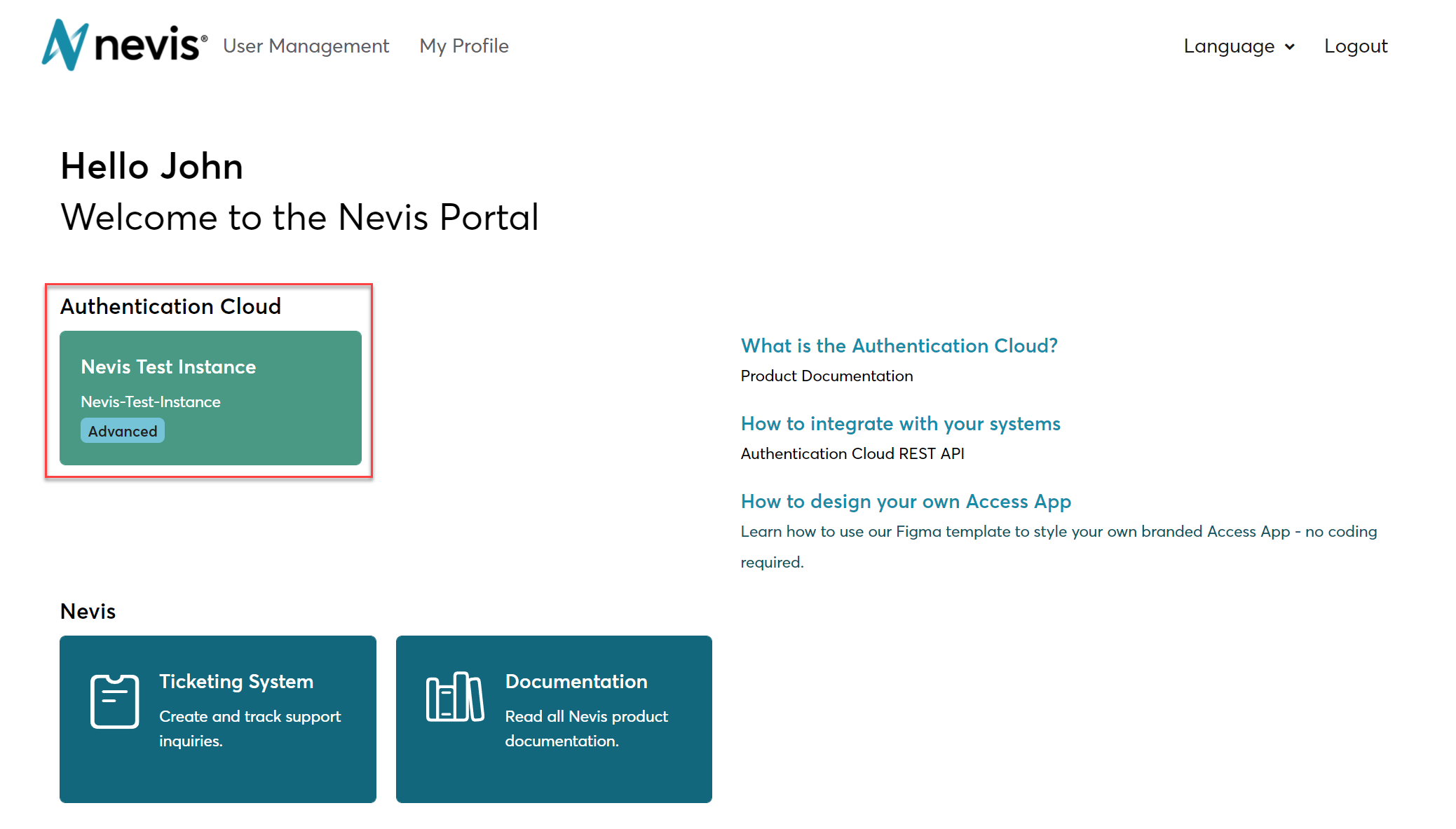 Nevis Portal